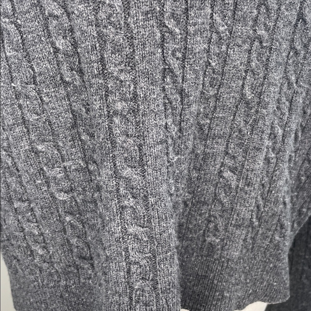 Sandro Reno Sweater with Green Contrast Collar, US 10 - Picture 10 of 10
